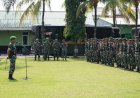 Dandim 0508/Depok Pimpin Apel 161 Anggota TNI Batalyon Infanteri 201/Jaya Yudha, BKO Pengamanan Pilkada Kota Depok