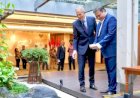 Airlangga Bertemu Mantan PM Inggris Tony Blair 