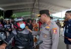 Kabaharkam Polri Sambangi Pemudik di Bakauheni, Imbau Waspada di Perjalanan