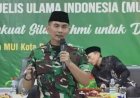 Dandim 0508/Depok Berbicara Wawasan Nusantara di Pengajian Ulama Umaro dan Halal Bihalal MUI Kota Depok