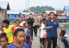 Satgas Humas Ops Damai Cartenz-2025 Sambangi Warga Hamadi, Imbau Jaga Kamtibmas