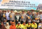 Kakorbinmas Baharkam Polri panen raya jagung hibrida bersama FKDB: Kolaborasi strategis wujudkan ketahanan pangan nasional