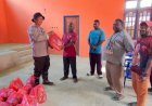Polres Pegunungan Arfak Salurkan Bantuan Sembako kepada Warga Terdampak Longsor di Kampung Jim