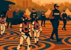 Polri Perkenalkan 30 Robot Pionir Dalam Defile Hari Bhayangkara Ke-79