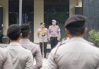 Kapolres Metro Bekasi Pimpin Gaktiblin Usai Apel Jam Pimpinan, Tegaskan Disiplin Internal Personel