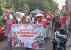 Warga Komplek DKI Pondok Kelapa Gelar Karnaval 'Nusantara', Sambut HUT ke-80 Kemerdekaan RI