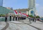 Lagu Indonesia Raya Bergema di Bundaran HI Sambut HUT ke-80 RI