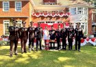 Perwira Polri Penerima Beasiswa LPDP Ikuti Upacara Peringatan HUT ke-80 RI di London