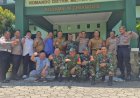 Kapolsek dan Camat Cimanggis Beri Ucapan Selamat HUT ke-80 TNI
