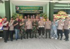 Kunjungan Kapolsek Bantar Gebang Beserta Staff Ke Koramil 05 Bantar Gebang Dalam Rangka HUT TNI ke-80