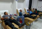Polres Kepulauan Seribu Gelar Donor Darah dalam Rangka Hari Jadi Humas Polri ke-74