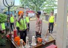 Siaga Musim Hujan, Polsek Jajaran Polres Pekalongan Gelar Apel Sarana dan Prasarana Penanganan Bencana