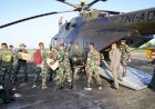 Jalur Darat Terputus, Kota Langsa Terima Bantuan 1,5 Ton via Helikopter