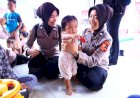 Tim Trauma Healing Ops Aman Nusa II Tinjau Posko Pengungsian di Kota Padang