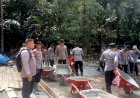 Polri Bersama Pemda Bangun Hunian Sementara bagi Pengungsi di Pesisir Selatan