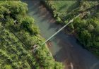 Inilah Jembatan Gantung yang Selamatkan Anak-anak dari Arus Deras Sungai Cipalebuh Garut