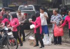Bhayangkari Ranting Duren Sawit Bagi-bagi Takjil di Jaktim, 300 Paket Disiapkan