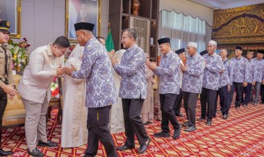 Dansat Brimob Polda Sumsel Bersama Anggota dan Bhayangkari Gelar Halal Bihalal 