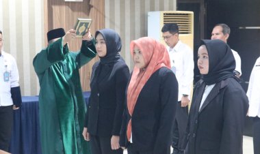 Lantik Tiga Orang Notaris Pengganti, Kadiv Yankumham: Bekerjalah Sesuai Koridor dan Kode Etik Profesi