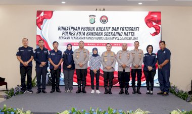 Tingkatkan Ilmu Kehumasan Produk Kreatif Dan Fotografi, Polres Bandara Soetta Gelar Pelatihan