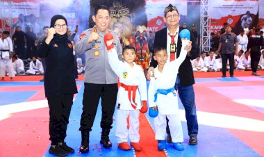 Kapolri Buka National Open Karate Championship di Pakansari Bogor