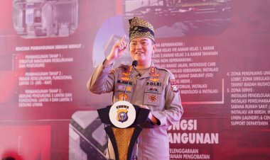 Groundbreaking Rumah Sakit Bhayangkara Presisi Polda Riau