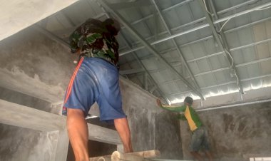 Giat TMMD ke-121 Kota Depok Menyelesaikan Pekerjaan RTLH