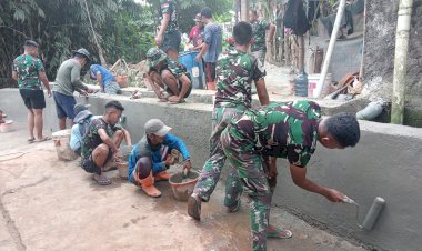 Satgas TMMD ke-121 Kodim 0508/Depok, Selesaikan Turab di Kecamatan Bojong Sari