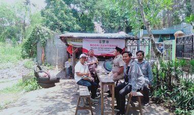Ngopi Kamtibmas di Susukan, Warga dan Polisi Bersinergi untuk menjaga situasi kamtibmas jelang Pilkada