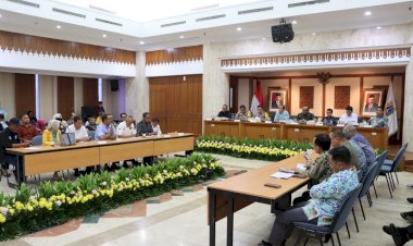 Kapolres Pelabuhan Tanjung Priok Hadiri Pembentukan Posko Bersama Pilkada di Kantor Walikota Jakarta Utara