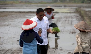 Wamentan Sudaryono: Cetak Sawah Bagian Strategi Nasional Mengurangi Ketergantungan Impor Bahan Pangan