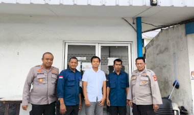 Jelang pergeseran logistik KPU, sejumlah personil Polri amankan Gudang Logistik