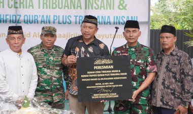 Rumah Tahfidz Qur'an Plus Tribuana Insani di Resmikan Dandim 0508/Depok