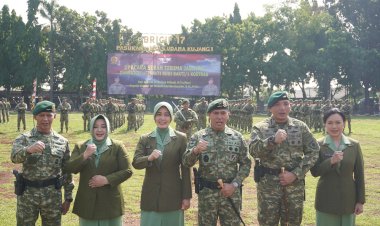 Dandim 0508/Depok Hadiri Serah Terima Jabatan Danbrigif 17/SBB/1/Kostrad