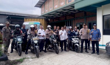 Anggota Koramil dan Polsek Kawal Pendistribusian Logistik Pemilu
