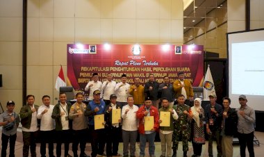 KPU Kota Depok Umumkan Rekapitulasi Hasil Penghitungan Suara Tingkat Kota Depok