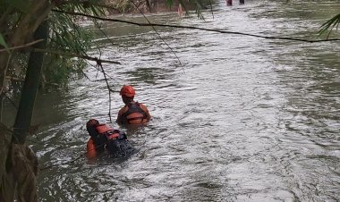Mandi di Sungai, Warga Karangdadap Diduga Hanyut Terseret Arus