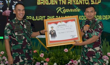 Danrem 051/WKT Sampaikan Pengarahan Kepada Prajurit TNI, PNS, dan Persit Kodim 0508/Depok