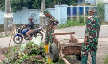 Karya Bakti Kodim 0508/Depok Libatkan Dinas PUPR dan Warga Masyarakat