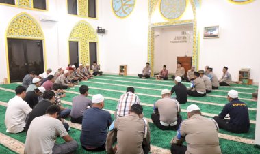 Propam Adakan Giat Doa Bersama Sambut Nifsu Sya'ban di Polres Metro Jakarta Timur