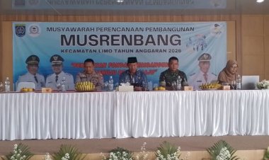 Danramil 07/Limo di Musrenbang Kecamatan Limo