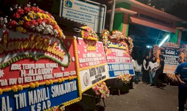 Allqudry Terpilih Jadi Ketua RW 01 Secara Aklamasi, Dibanjiri Karangan Bunga Ucapan