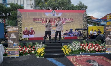 Sosialisasi Rekrutmen Terpadu Polri di CFD Semarang: Masuk Polisi Gratis!