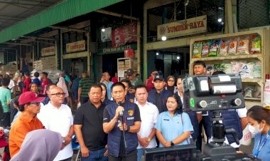 Satgas Pangan Polda Metro Tindak Pedagang Nakal Jual Beras Diatas HET