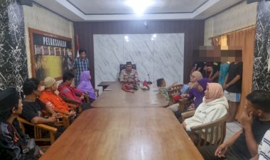 Polsek Ciputat Timur Berikan Pembinaan kepada Enam Pemuda Pelaku Perang Sarung