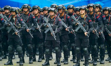 Jelang Hari Raya Idul Fitri 1446 H, Danpas Pelopor Korbrimob Polri Cek Kesiapan Pasukannya