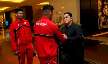 Lepas Pemain Timnas ke Australia, Erick Thohir: Persiapan Baik, Semoga Lancar Bertanding