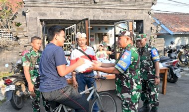 Lanud Husein Sastranegara Bersama Umat Hindu Bersatu Berbagi Kebahagiaan Kepada Masyarakat