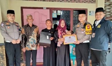 Alumni Akpol 1998 Salurkan Bantuan untuk Keluarga Tiga Polisi Gugur di Way Kanan, Lampung