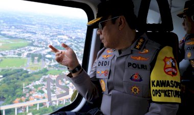 Pantauan Udara Irwasum Polri Ungkap Titik Rawan Arus Mudik 2025